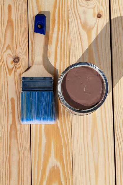 Industrial paint used for the production of construction and repair works