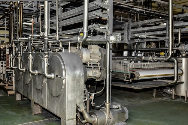 Foto produzione industriale di fecola di patate impianto di trasformazione