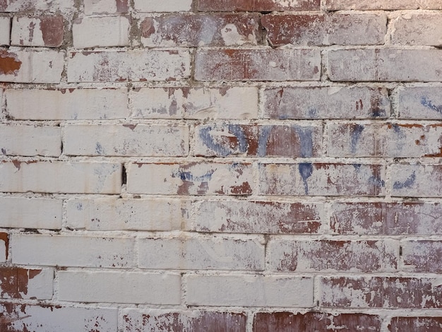 Industrial style industrial white brick wall background