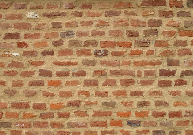 Industrial style red brick wall background