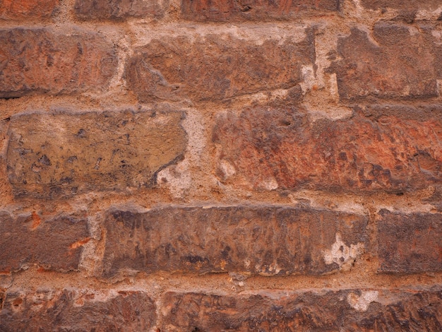 Industrial style red brick wall background