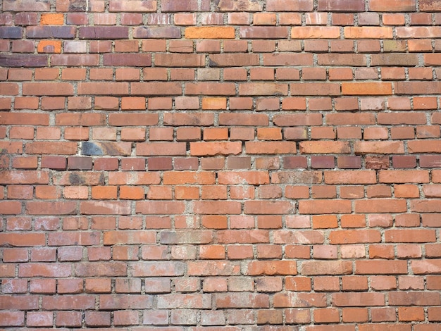 Industrial style red brick wall texture background