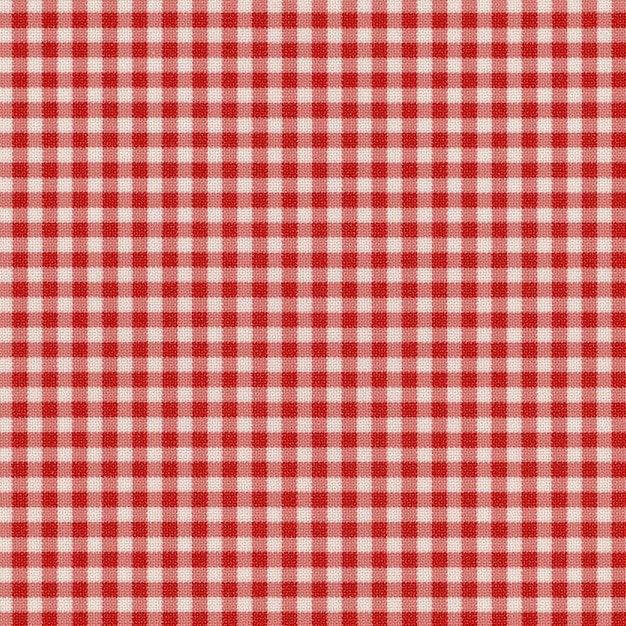 Photo industrial style red checkered fabric texture background