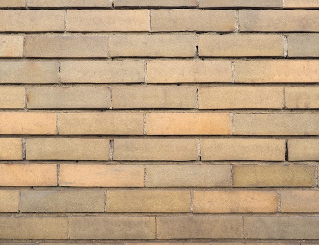 Industrial style yellow brick wall background