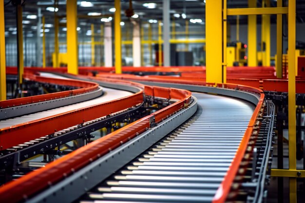 Industrial Symphony Inside the Fascinating World of Factory Production and Conveyor Belt