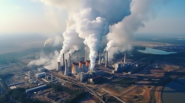 Industrie Vervuiling Fabrieken klimaatverandering