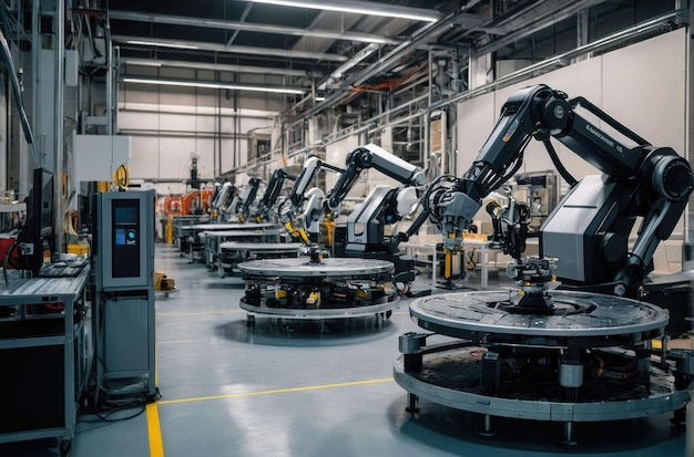 Industriële automatisering met robotarmen