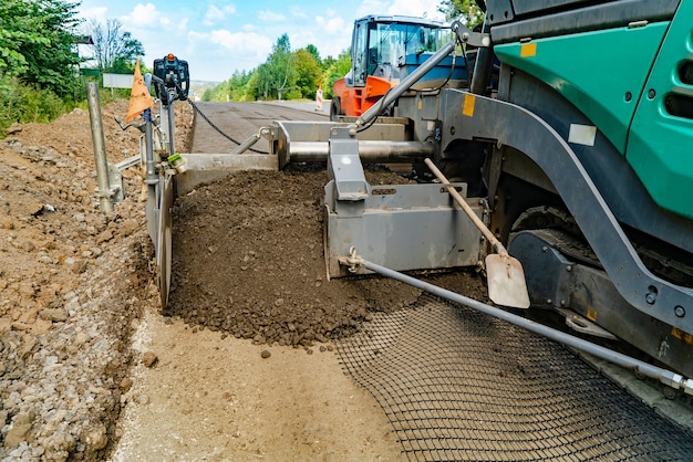 Industriële bestrating vrachtwagen.