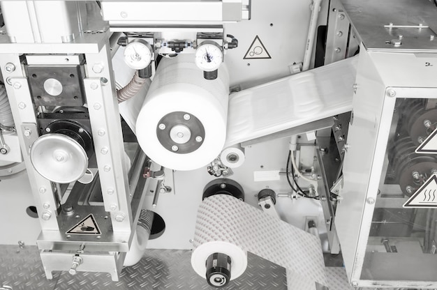 Industriële fabrieksinstallatie voor de productie van papieren verpakkingen