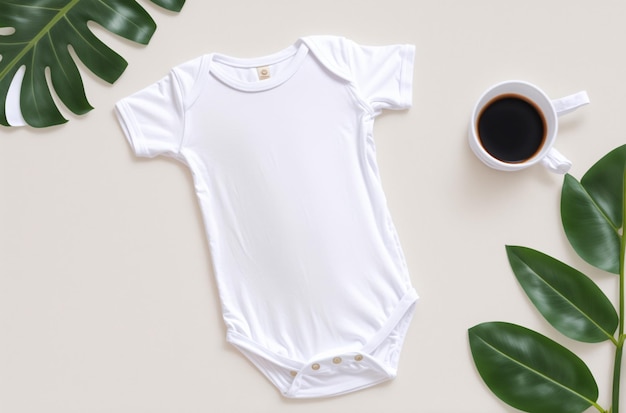 Infant Elegance Redefined Elevate your baby's style with our white onesie
