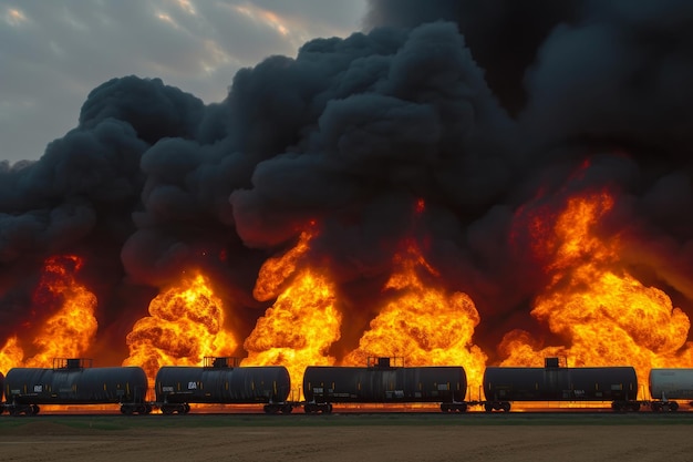 写真 インフェルナル・カーネージ 列車の脱線 インフェルノ