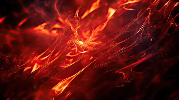 Inferno dark red flames