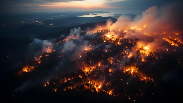 Inferno ontketent verwoestende bosbranden