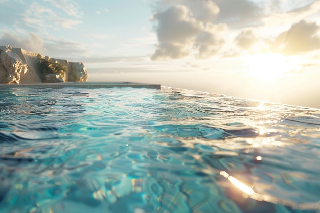 Infinity edge pools octane render k UHD ar q