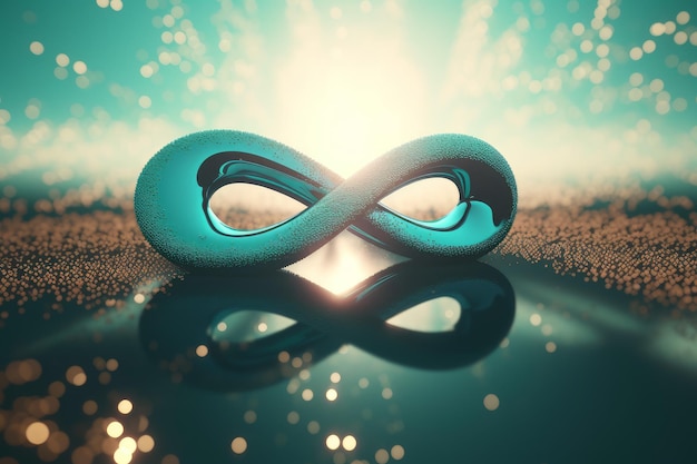 Infinity symbol futurism Generate Ai