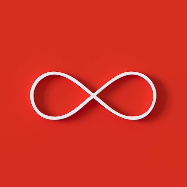 Infinity symbol with 3d effect