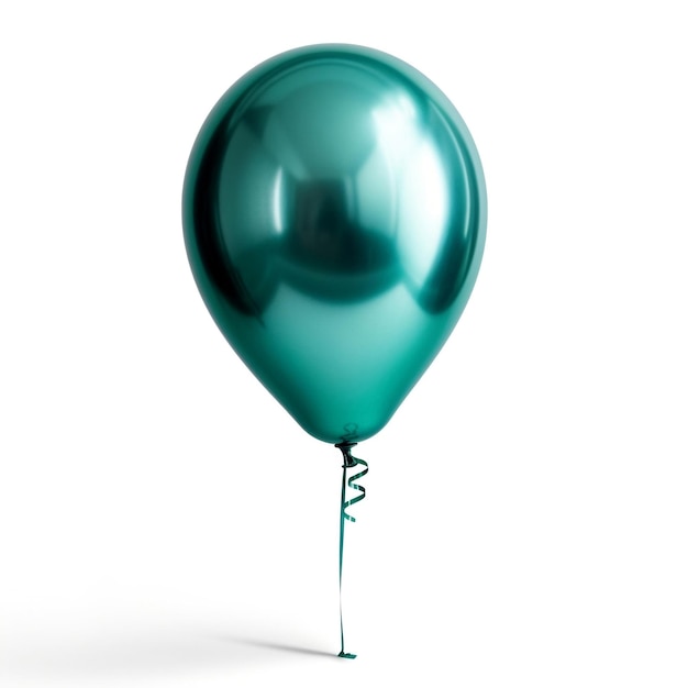 Inflatable balloon on the white background Generative ai