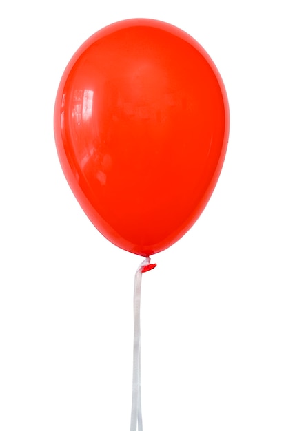 Inflatable balloons, photo on the white background