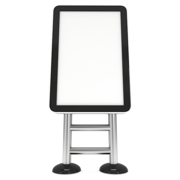 Photo info lcd screen floor stand