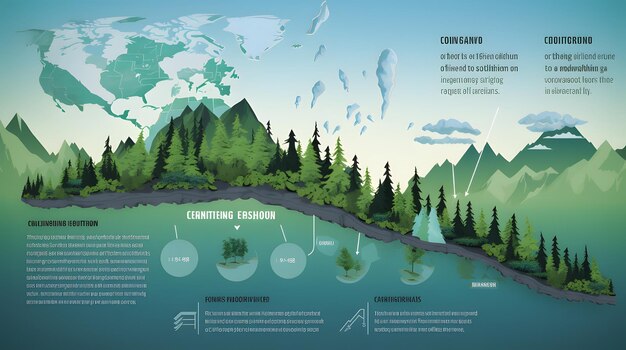 An infographic displaying the benefits of reducing carbon footprint