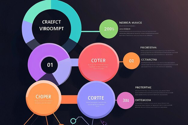 infographic presentation and chart steps or processes options number workflow template