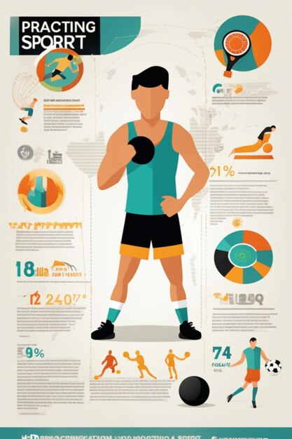 infographic sport template design