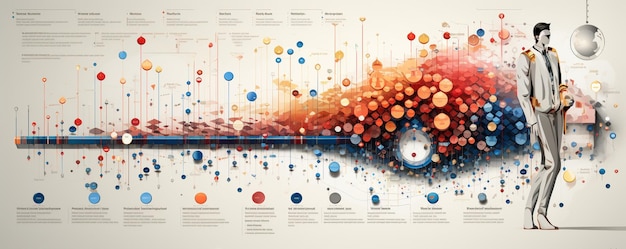 Infographic toont de achtergrond van de impact