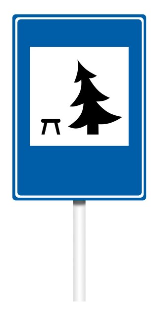 Informatief verkeersbord picknickplaats