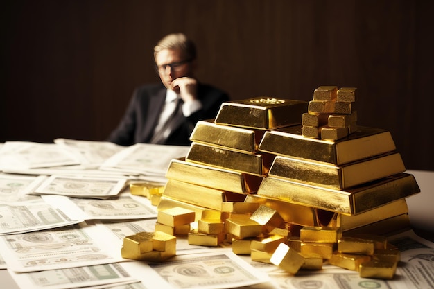 Photo information about the price of gold and commodities investment