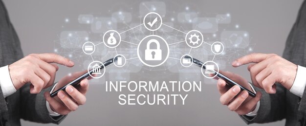 Foto sicurezza dell'informazione concetto di sicurezza informatica