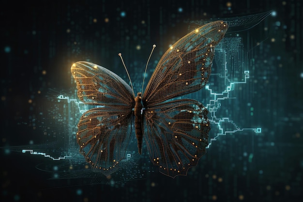 Information technology butterfly Generate Ai