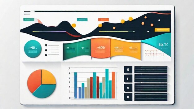 Photo informative data visualization