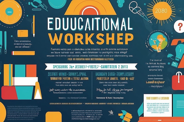 Informative Educational Workshop Poster Banner