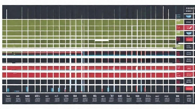 Photo informative graphs compilation