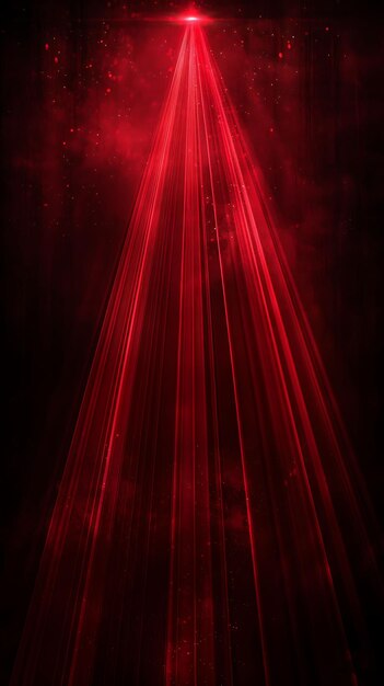 Infrared Light Rays With Invisible Light and Red Heat Color Texture Effect Y2K Collage Background