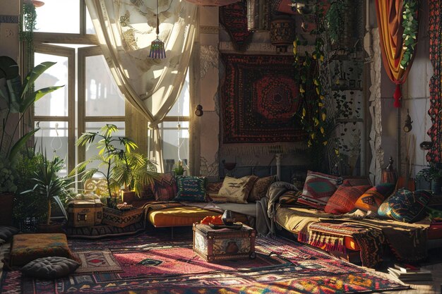 Infuse Bohemian vibes into your home with eclectic