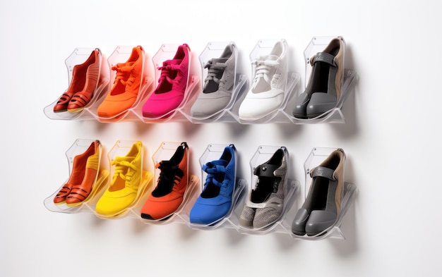 Infuse Efficiency into Your Space with Plastic Wall Mounted Shoe Racks