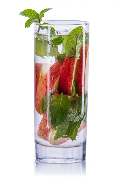 Infused water mix of apple and mint