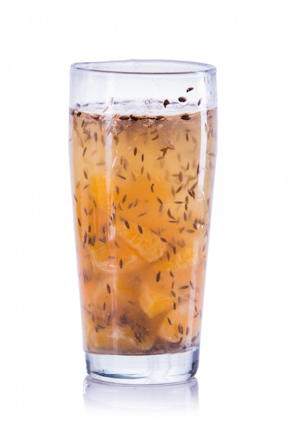 Infused water mix of orange and fennel