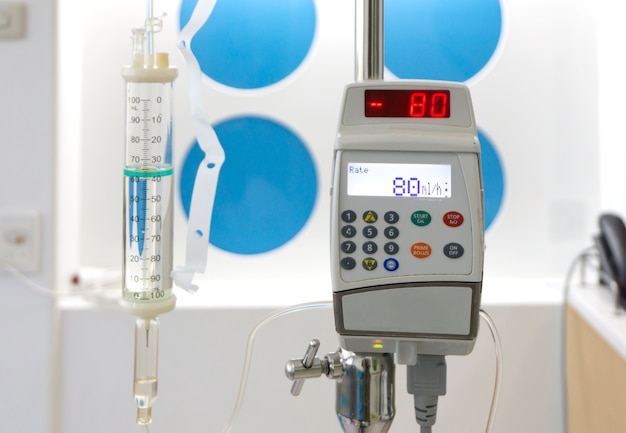 Photo infusion pump or medical devices in hospital