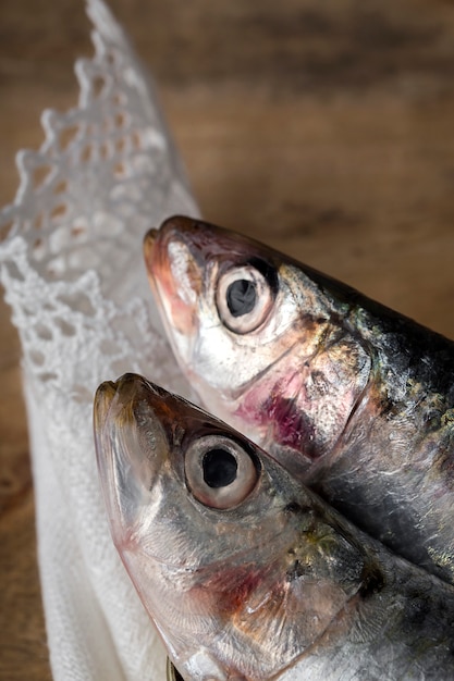 Ingeblikte sardines raw