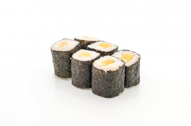 Ingemaakte radijs maki sushi- Japanse voedselstijl