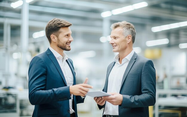 Ingenieurs die productieprocessen plannen