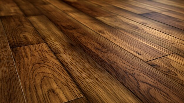 Ingewikkelde graan close-up van stijlvolle houten vloer