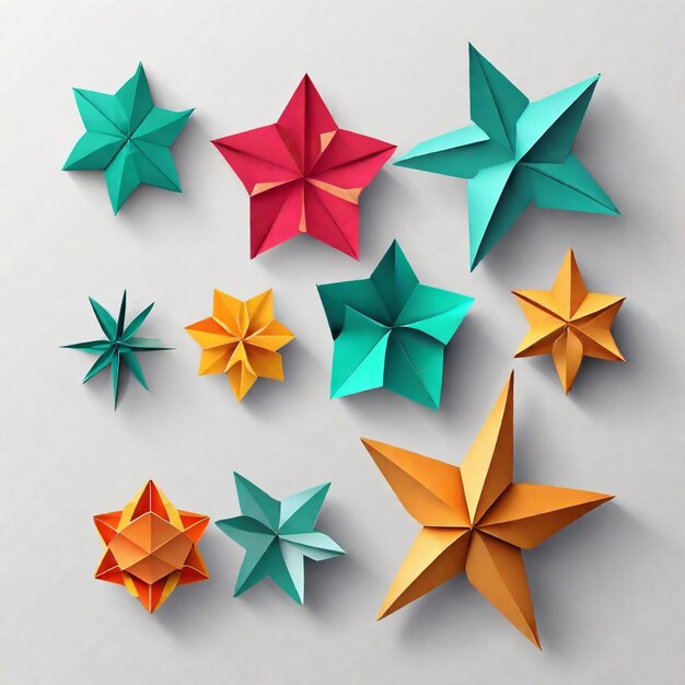 Ingewikkelde origami-creaties