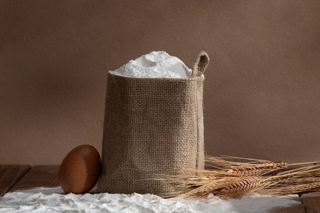 Ingredient bag full of flour