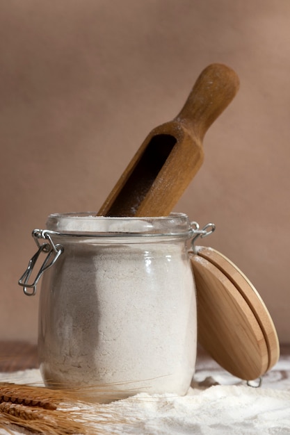 Photo ingredient bag full of flour