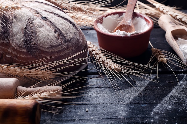 Ingrediënten bakken. Voedsel achtergrond