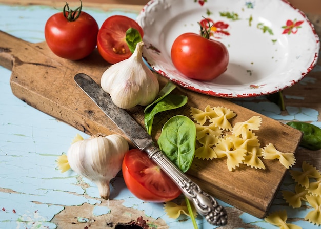 Ingrediënten in de keuken