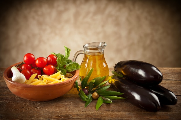 Ingrediënten van Pasta alla Norma